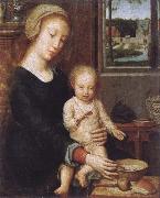 Gerard David Maria with child Germany oil painting artist